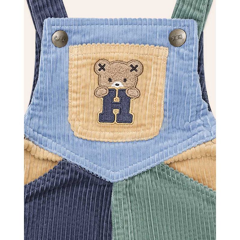 Huxbaby Midnight Colour Block Overalls 3-4Y image number 2